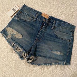 Denim cut off jean shorts NWT